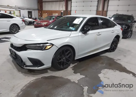 2022 Honda Civic Sport из США, поврежденный, VIN 2HGFE2F54NH609154